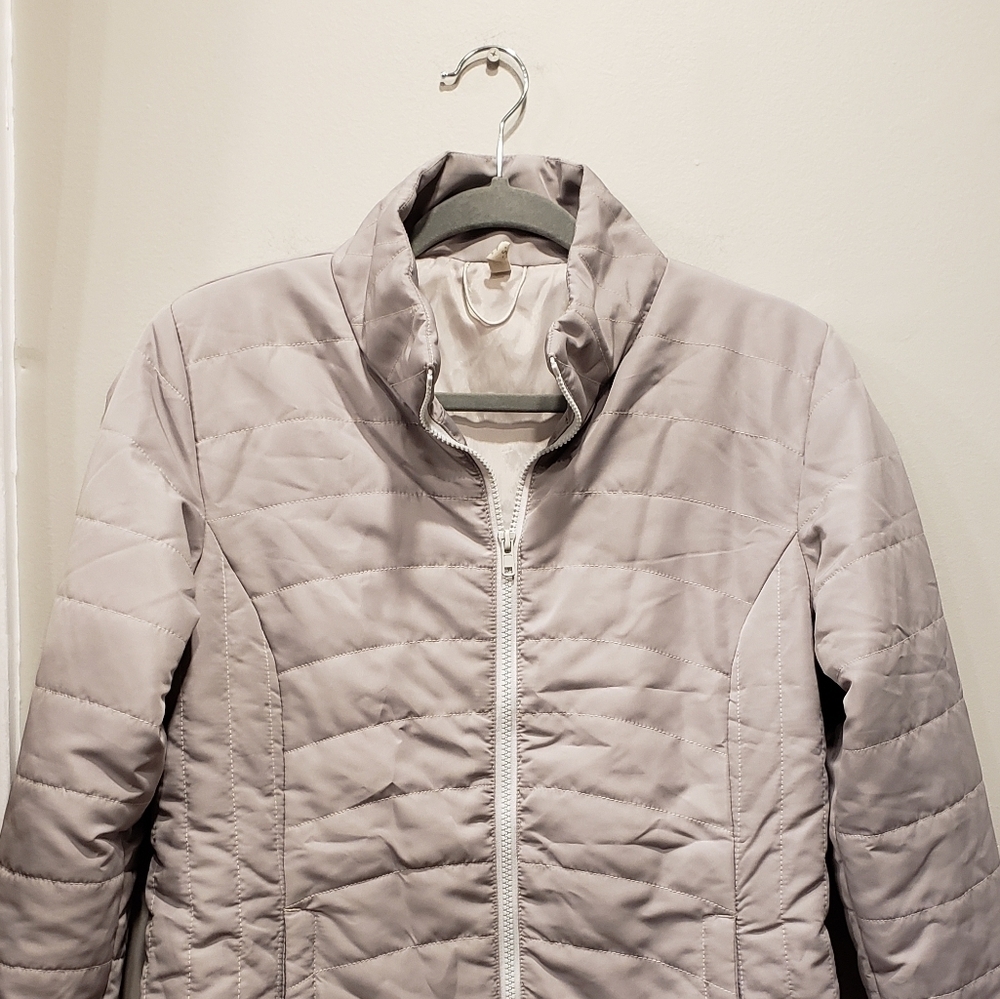 GAIAM Gray Lightweight Puffer Jacket Coat - S